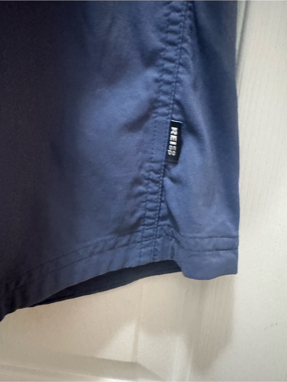 REI Women's Slate Blue Button-Down Utility Shirt - Picture 6 of 12